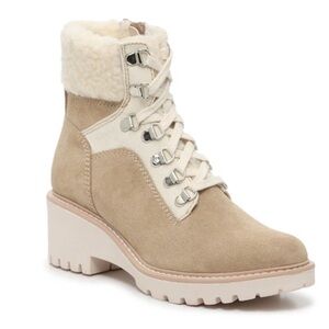 Dolce Vita helix winter boot fleece lined in tan size 6.5